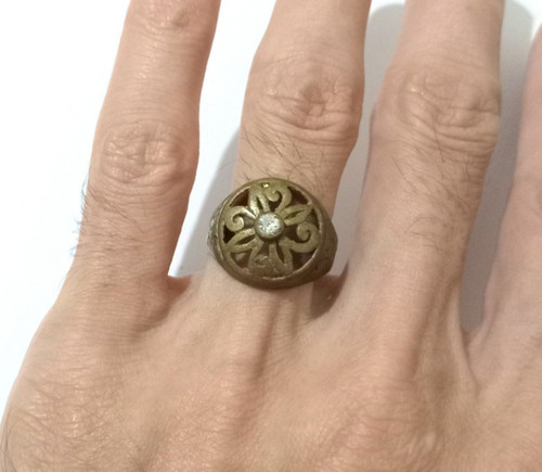 Anello vintage stile rame