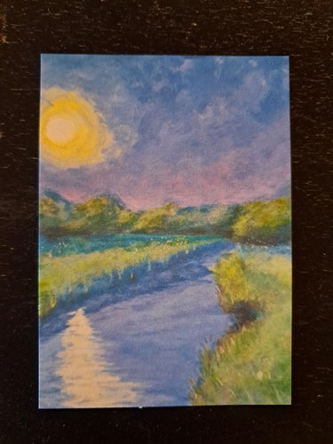 Quadro estivo luna piena