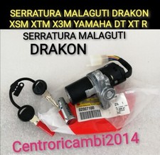 SERRATURA MALAGUTI DRAKON XSM XTM X3M YAMAHA DT XT R NUOVA 