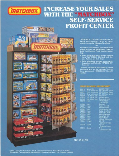 Matchbox volantino
