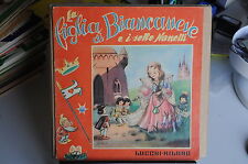 LA FIGLIA DI BIANCANEVE E I 7 NANETTI  BELLISSIME ILLUSTRAZIONI ANNI '50