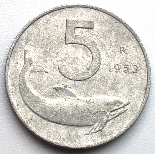 Italy lire 1953 - lire, /