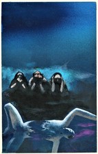 KAREL THOLE tavola originale - dal titolo "PARLANDO DEL DIAVOLO"