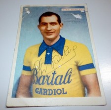 GINO BARTALI IN CARTOLINA CON