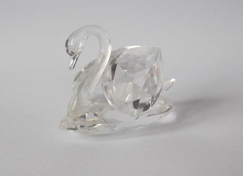 Swarovski crystal swan figure - swarovski,
