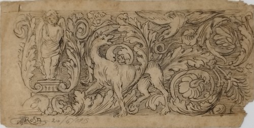 Antico disegno matita - antico, a