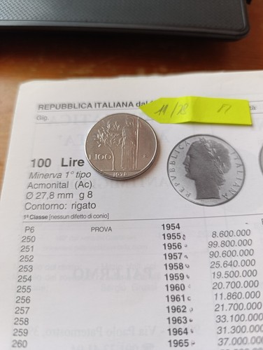 Moneta 100 lire - moneta,