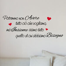 Adesivi murali frasi famiglia