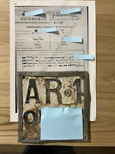 Vespa Struzzo VL1 1955 Targa Originale In Ferro