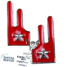 Mostrine metallo smaltato da