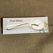 Wm. A Rogers Tagliapizza Ruota Piatto Argento Nuovo Vecchio Stock Oneida Argentieri
