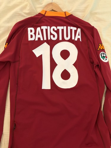 Maglia roma batistuta - as,