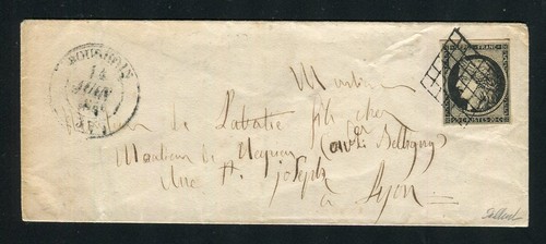 Rare lettre bourgoin pour - rare,