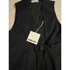 Gilet con cintura in cotone