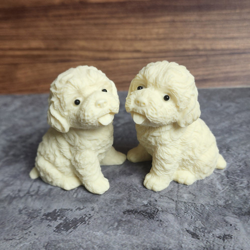 Coppia cuccioli avorio - coppia, di
