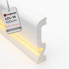 Battiscopa bianco led - , 10