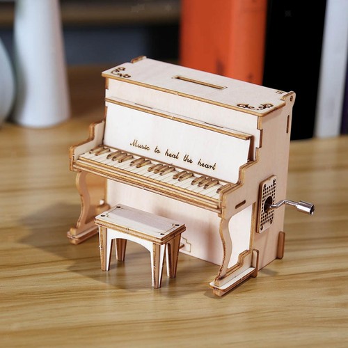 Puzzle modello di carillon - 3d,,
