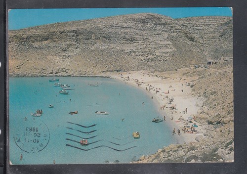 Cartolina lampedusa spiaggia - cartolina,