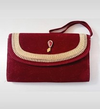 Vintage women red velvet - vintage,
