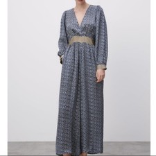 Tuta Zara XS blu floreale