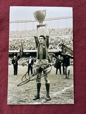 Autografo JOAN SEGARRA (†2008)-FC Barcellona-WC62-foto grande formato firmato 12x8"