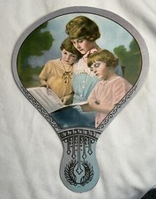 Antico ventaglio a mano carta