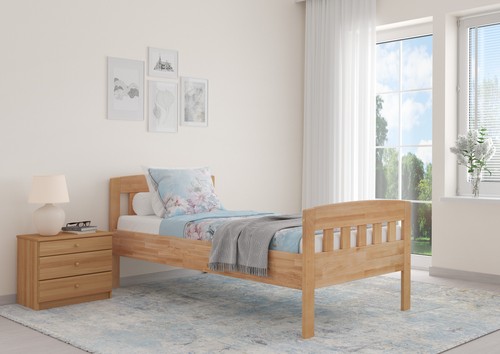 Letto legno troppo lungo - legno,