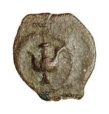 RARA moneta ebraica Lepton