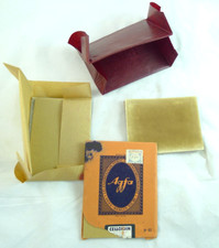 VECCHIA CARTA FOTOGRAFICA PELLICOLA AGFA CELLOIDIN BERGONZI CREMONA  FOTOGRAFIA