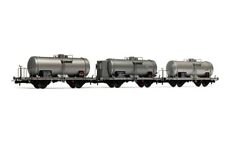 Modellino treno modellismo ferroviario  Rivarossi  SET 3 CARRI CISTERNA A DUE...