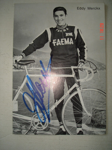 Cyclisme carte eddy - carte, merckx