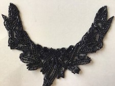 5 Pcs vintage Black seed beads