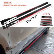 Kit labbro protezione pannello oscillante prolunga gonna laterale auto 78,7" universale