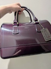 Borsa a mano Furla viola per