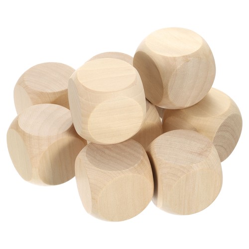 Pezzi cubi legno - 10,