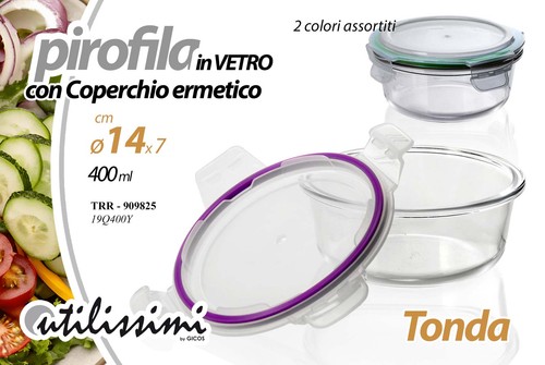 Pirofila forno frigo vetro
