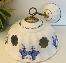 Plafoniera vintage porcellana