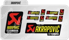 Kit 10 Adesivi Akrapovic