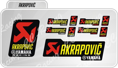 Kit adesivi akrapovic - kit,