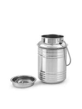 Bidone Porta Latte in Acciaio