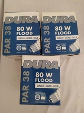 DURA LAMP PAR38 80W FLOOD E27-230V Cod. 00854 Giallo (Sped.Veloce)