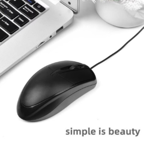 Mouse con cavo usb ergonomico - mouse,