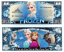 La REINE des NEIGES BILLET