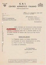 AUTOGRAFO: LETTERA