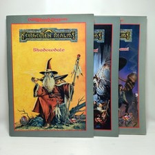 AD&D FORGOTTEN REALMS AMBIENTAZIONE + 3 VOLUMI NO SCATOLA - TSR 1998