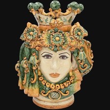 Caltagirone ceramic blackhead