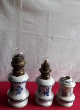 3 lampes de  st UZE fleurs