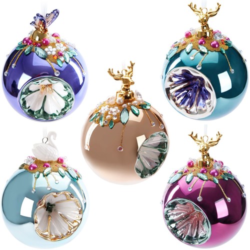 Palline natale vetro - palline,