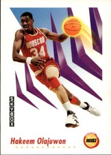 card NBA Akeem Olajuwon Rockets 1991 skybox #105