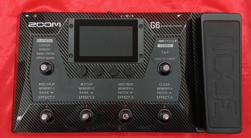 Zoom pedale processore - g6,